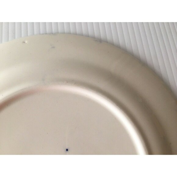 Homer Laughlin Blue Willow USA Flow Blue Dinner Plate Vintage Oriental C58N8 Vtg - Picture 12 of 12